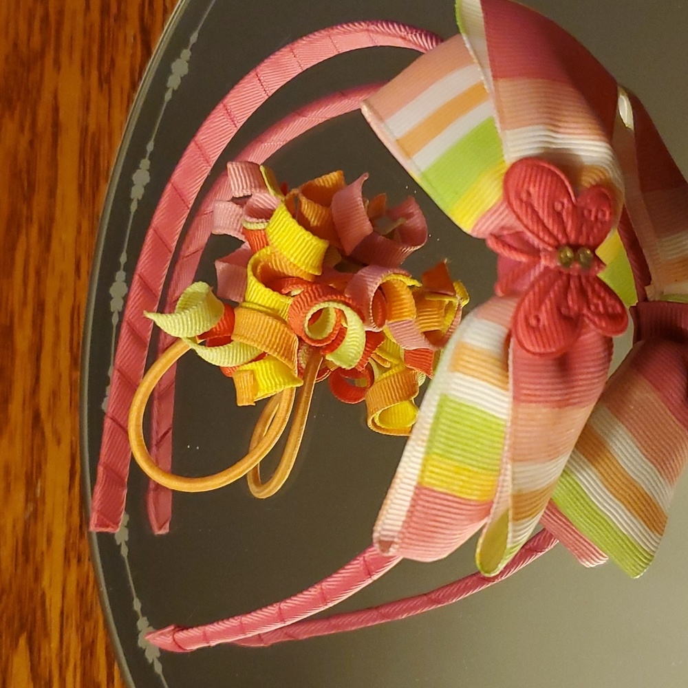 Gymboree Hairband with Butterfly and 1 Curly